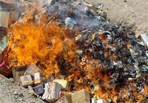 معدوم سازی ۶۶۸ کیلوگرم مواد غذایی غیر قابل مصرف