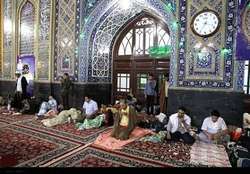 برگزاری مناسک اعتکاف و اعمال &laquo;ام داوود&raquo; در حرم رضوی