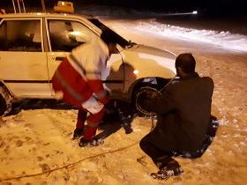 کمک رسانی امدادگران هلال احمر اصفهان به ۴۷۹ حادثه دیده