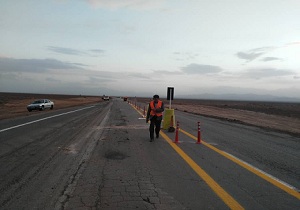 بازگشایی ۱۶ کیلومتر از باند دوم محور دیهوک به فردوس