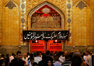 حال و هوای حرم امیر المومنین(ع) در روز ولادتش که حریم ملکوتی اش انتها ندارد + فیلم