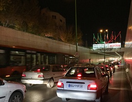 ترافیک سنگین در مسیر غرب به شرق اتوبان شهدای صفه