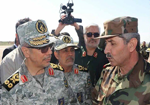 در کمین خطر؛ سرلشکر باقری در چند قدمی داعش + فیلم