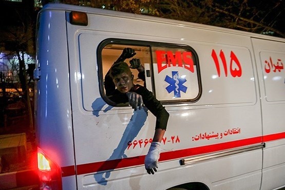 مصدومیت ۲۸ نفر در چهارشنبه پایان سال در همدان