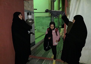 حضور پر شور دانش آموزان ۹۰ طبسی در اعتکاف