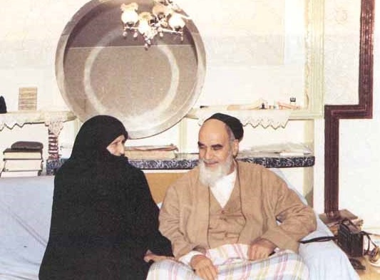 نامه عاشقانه امام خمینی به همسرش