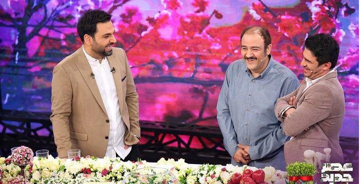 شوخی جالب و خنده&zwnj;دار احسان علیخانی با یوسف تیموری/ اولین حضور دختر مهران غفوریان در تلویزیون/ وقتی همسر هدایت هاشمی نقش عروسش را بازی می&zwnj;کند!
