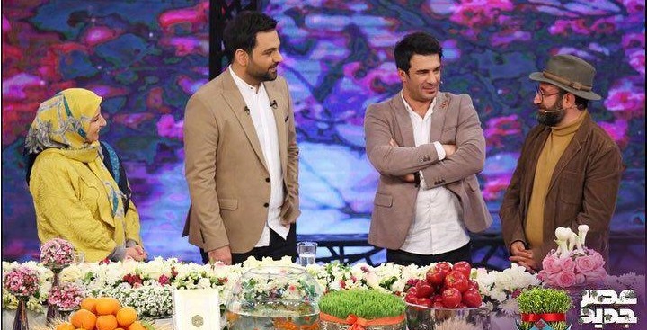 شوخی جالب و خنده&zwnj;دار احسان علیخانی با یوسف تیموری/ اولین حضور دختر مهران غفوریان در تلویزیون/ وقتی همسر هدایت هاشمی نقش عروسش را بازی می&zwnj;کند!