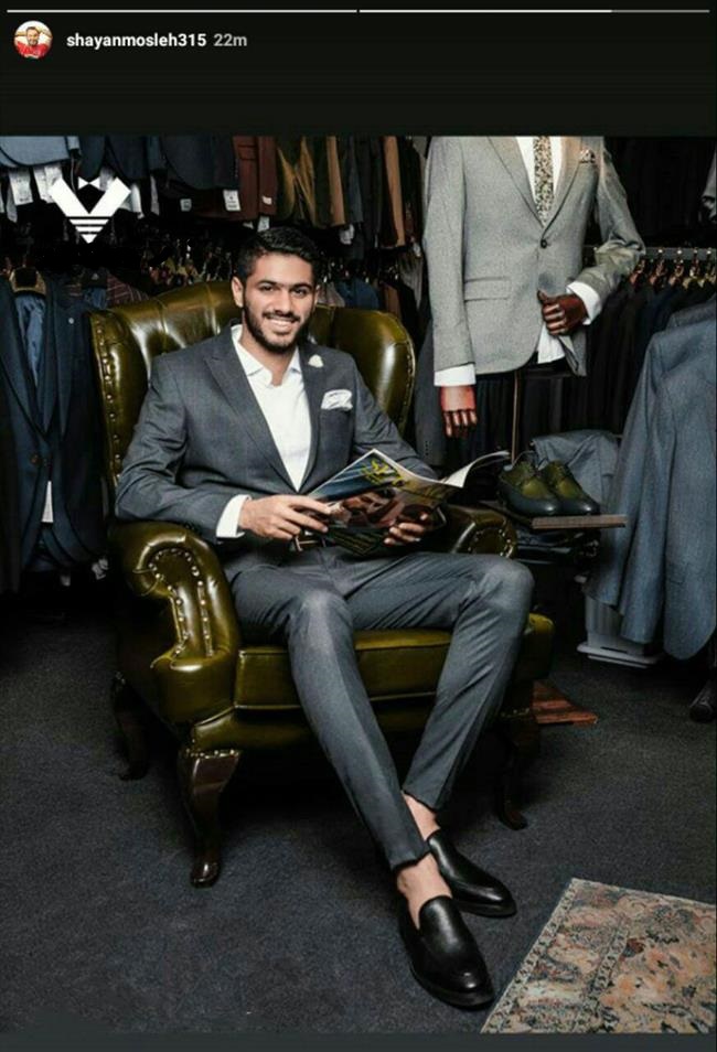ستاره پرسپولیس مدل شد + عکس
