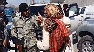 درگیری نماینده زن مجلس افغانستان با پلیس + فیلم
