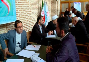 پاسخگویی مدیران قضایی در میز خدمت نماز جمعه قزوین