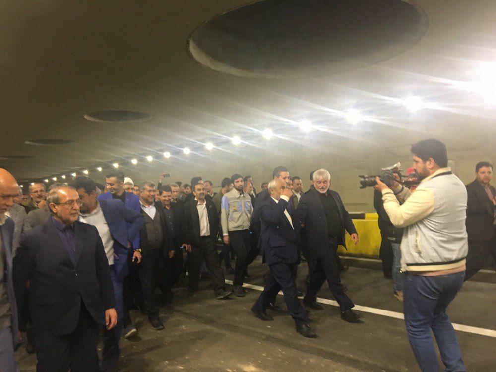 زیر گذر آزادی کرمان افتتاح شد