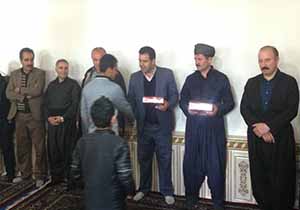 تقدیر بخشدار خلیفان از تیم‌های برتر مسابقات جورابین