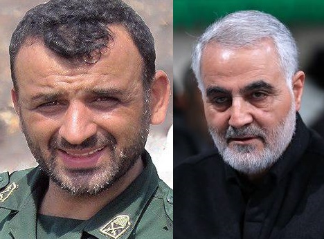 دست نوشته حاج قاسم سلیمانی برای دختر شهید مدافع +عکس
