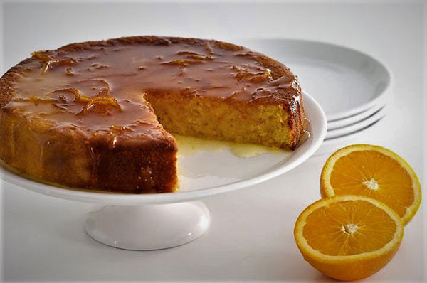 دستور تهیه کیک خیس پرتقالی بدون فر