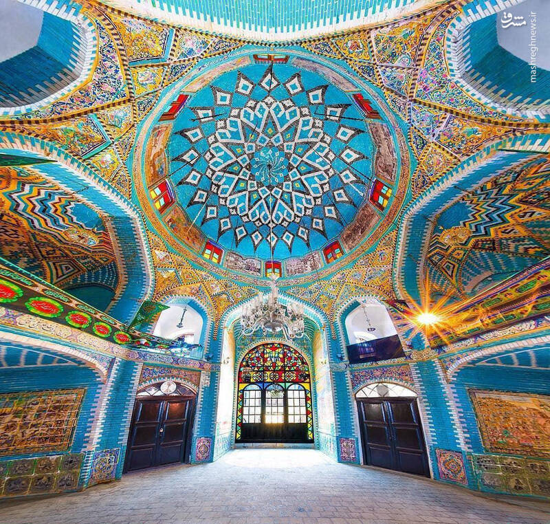 معماری بی&zwnj;نظیر تکیه معاون الملک + تصویر