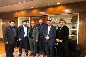 دیدار دایی با وزیر صنعت، معدن و تجارت