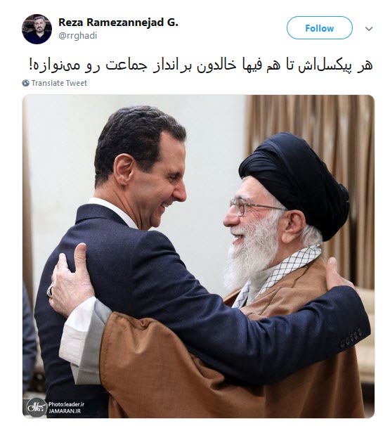 #بشاراسد|واکنش کاربران به دیدار قهرمان جهان عرب با رهبرمعظم انقلاب+تصاویر