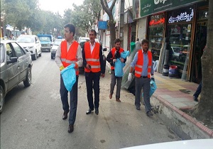 پاکسازی شهرستان خلخال برای استقبال از میهمانان نوروزی