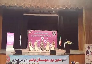جشن میلاد حضرت فاطمه‌الزهرا (س) در سنندج + فیلم