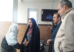 بازدید از خانه سالمندان امین السلام مهاباد به مناسبت روز زن