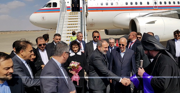 ورود نخست وزیر ارمنستان به اصفهان