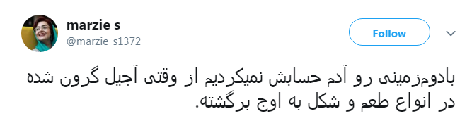نگرانی کاربران فضای مجازی از گرانی شب عید///گرانی شب عید به توییتر رسید