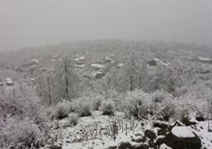 مناطق سردسیر و کوهستانی مازندران بارانی و برفی
