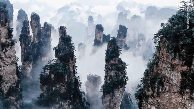 عجیب ترین کوهستان دنیا + تصاویر