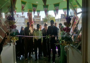 افتتاح مدرسه گلها در شهرستان ثلاث باباجانی