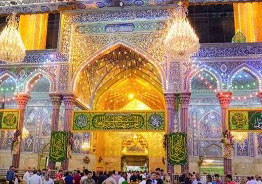 حال و هوای کربلا در شب ولادت امام حسین (ع) + فیلم