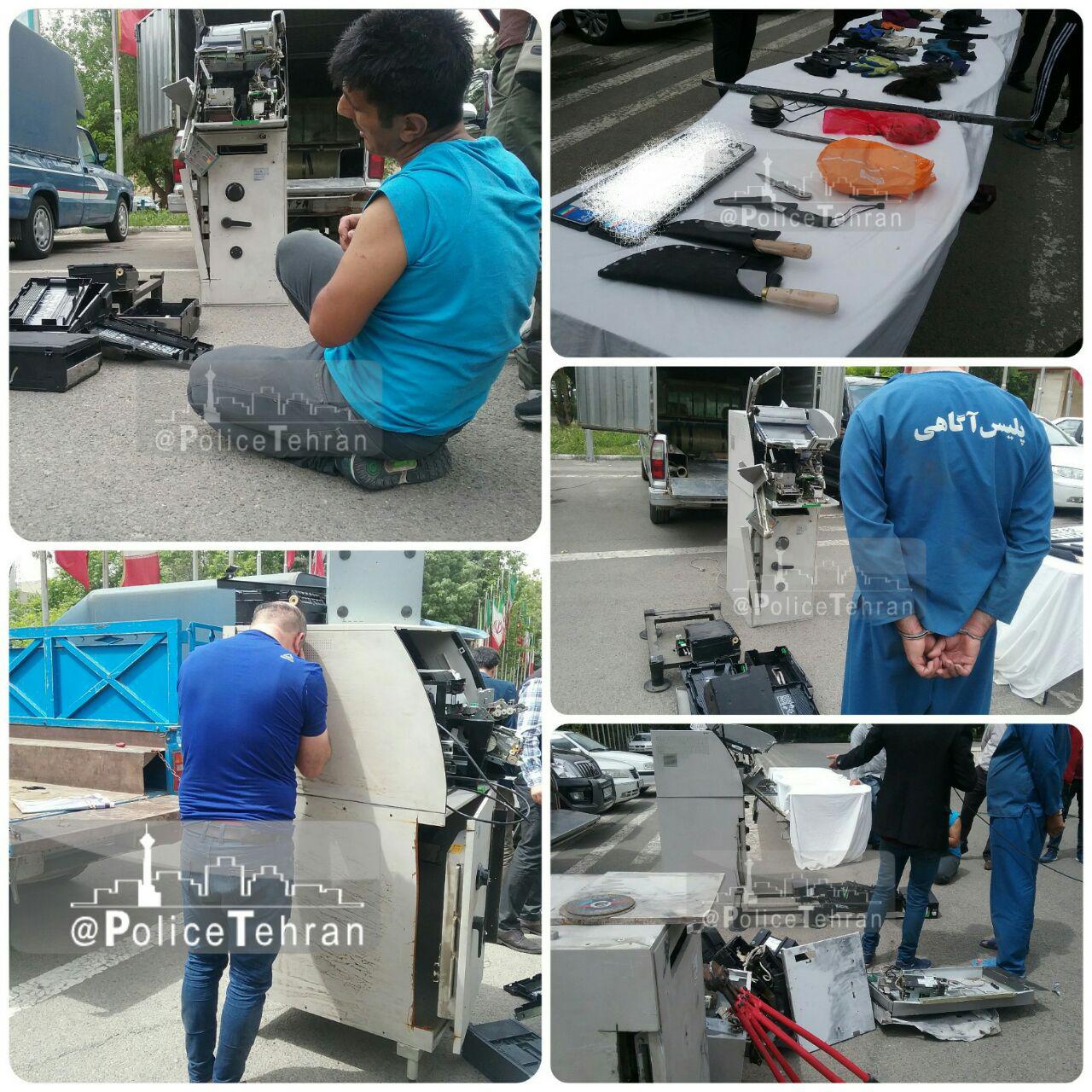 سارقان عابربانک&zwnj;های تهران به دام افتادند + عکس