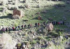 کوهپیمایی خانوادگی در ناغان برگزار شد