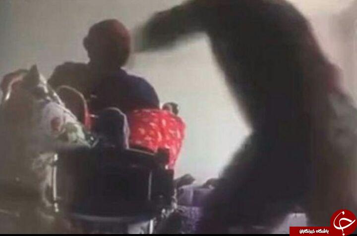 رفتار وحشیانه خدمتکار خانه با مرد سالخورده! فیلم