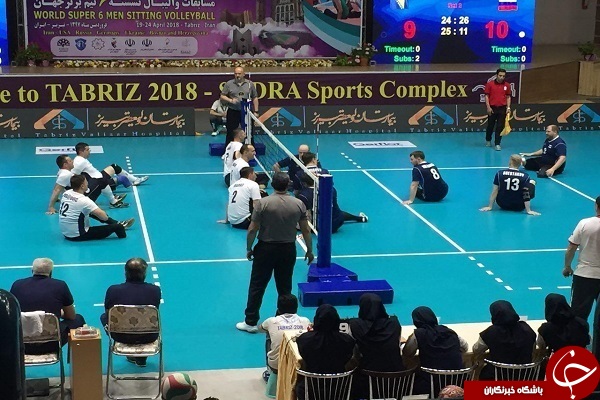 نتایج سومین روز لیگ جهانی والیبال نشسته در تبریز
