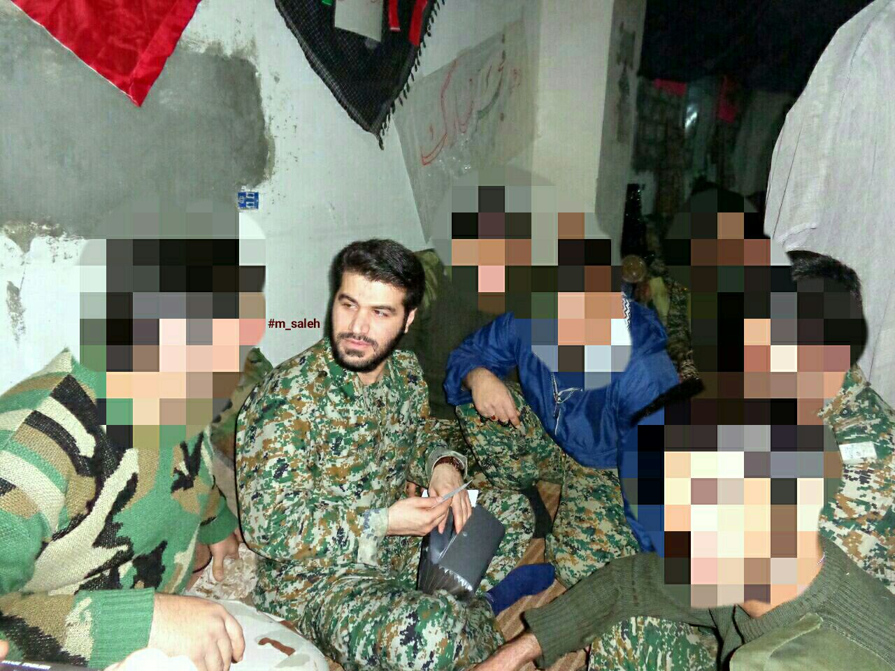 مداحی میثم مطیعی در جمع رزمندگان فاطمیونِ حلب+فیلم