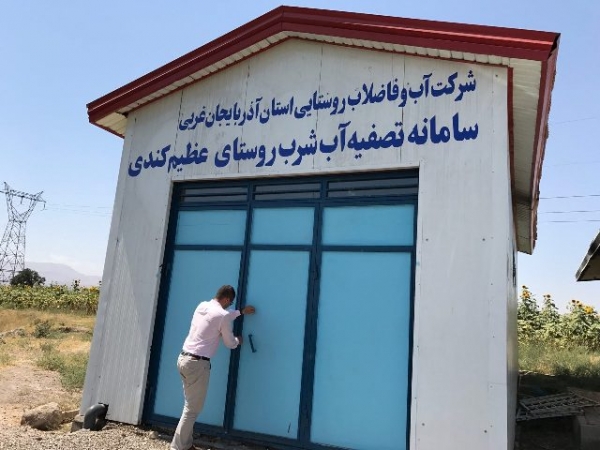 نصب سامانه ارتقا وبهبود کیفیت آب شرب در ۴۷ روستای آذربایجان غربی