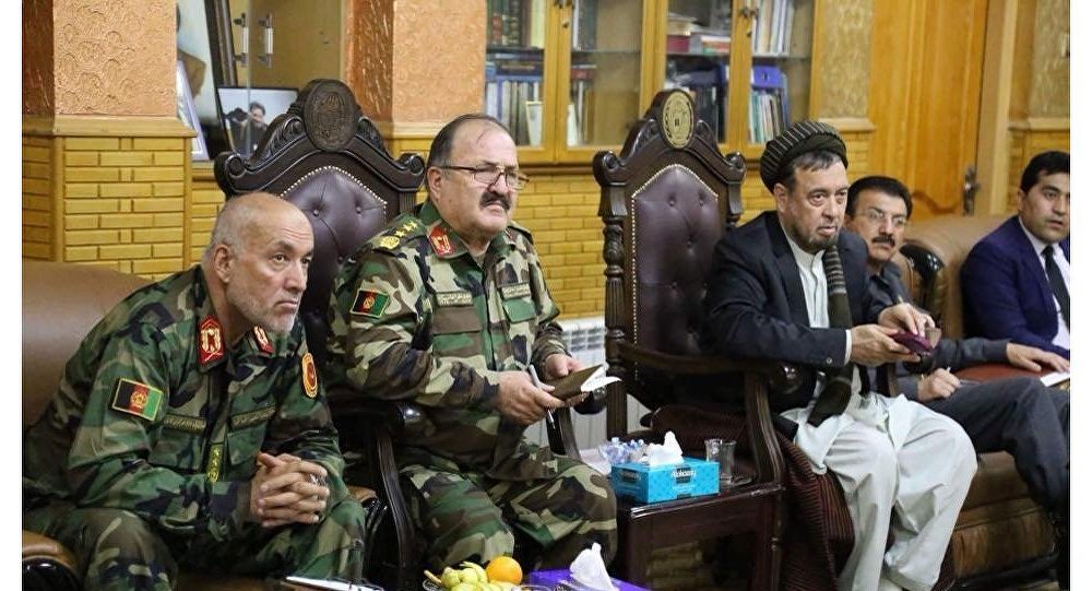 نشست &laquo;محقق&raquo; و مقامات امنیتی افغانستان برای تامین امنیت غرب کابل