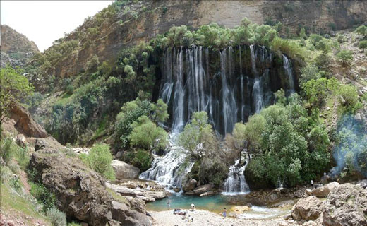 نمایی جذاب از آبشار تله&zwnj;زنگ در قاب دوربین + فیلم