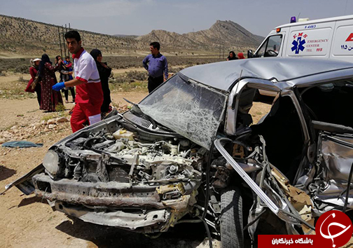سانحه دلخراش رانندگی در محور فیروزآباد به میمند