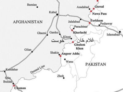 پاکستان راه مرزی &laquo;غلام خان&raquo; با افغاستان را رسما بازگشایی کرد