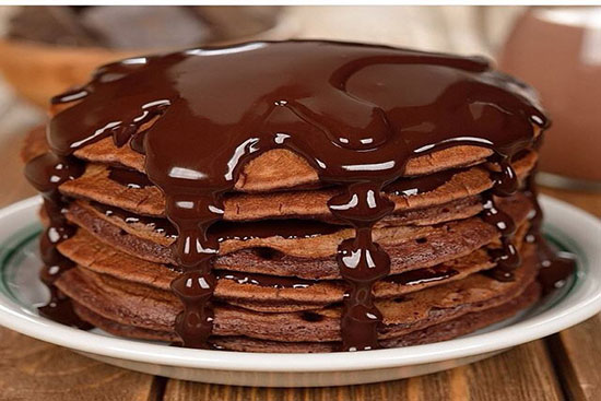 طرز تهیه پنکیک شکلاتی بسیار خشمزه و بی نظیر