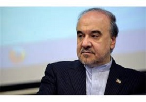 حضور وزیر ورزش وجوانان در ورزشگاه اروندان خرمشهر