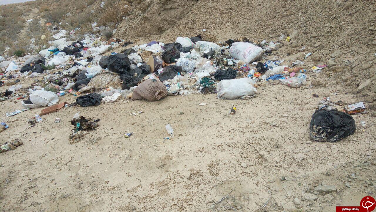 چهره ناخوشایند زباله در طبیعت زیبای یوسف&zwnj;آباد + تصاویر