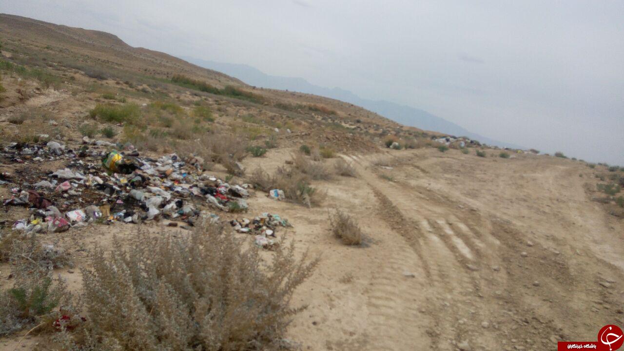 چهره ناخوشایند زباله در طبیعت زیبای یوسف&zwnj;آباد + تصاویر