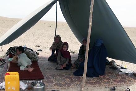 وضعیت نامناسب آوارگان جنگ قندوز