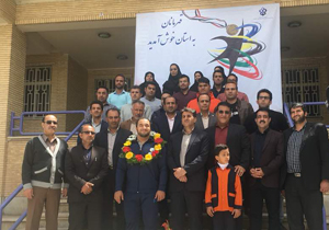استقبال از نایب قهرمان مسابقات وزنه‌برداری جوانان آسیا
