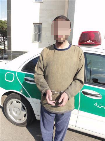 سارق خودرو با جرثقیل به دام افتاد + عکس