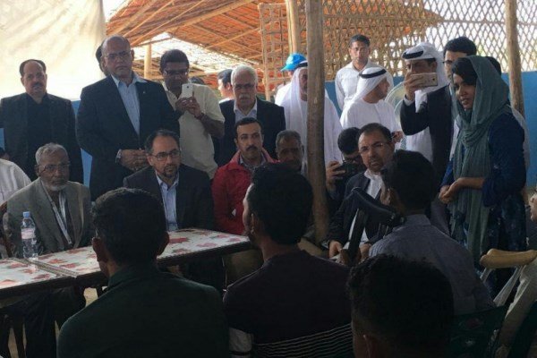 بازدید &laquo;ربانی&raquo; از اردوگاه آوارگان میانمار در بنگلادش