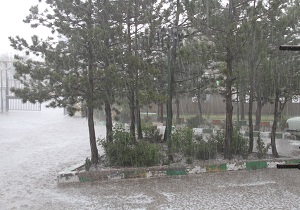 پیش بینی بارش باران همراه با رعد و برق در اردبیل